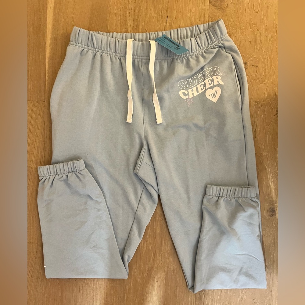 NWT Varsity Cheer Fleece Sweatpants, Small